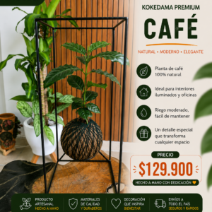 🌿 KOKEDAMA PREMIUM Café ☕
